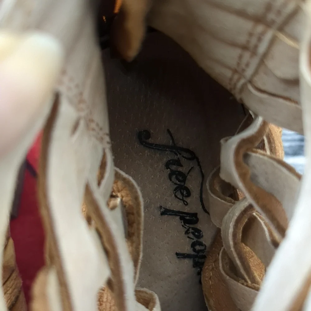FREE PEOPLE Womens Leather CARRERA Boots